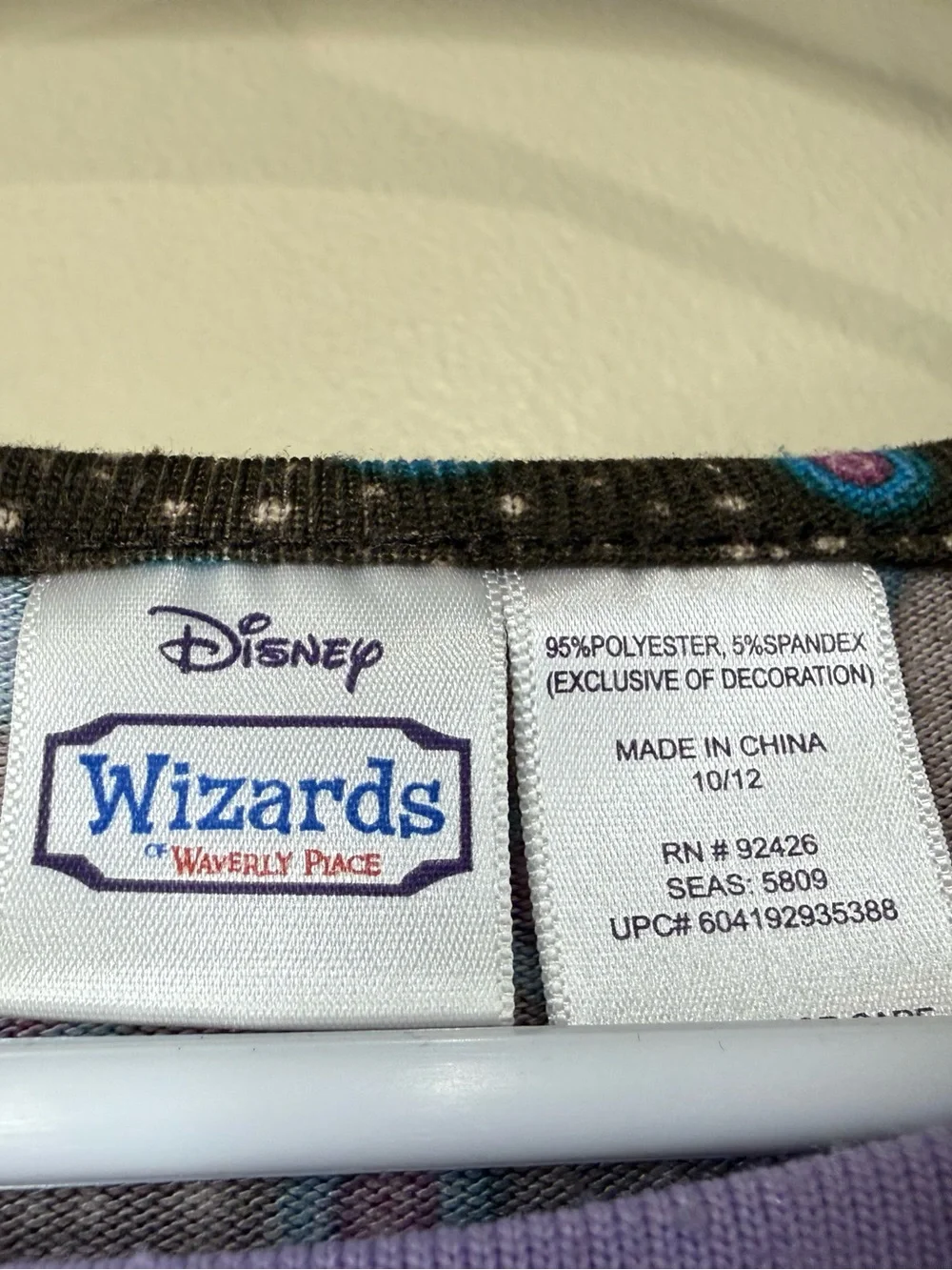 DISNEY WIZARDS OF WAVERLY PLACE DRESS SIZE 10/12 y2k paisley